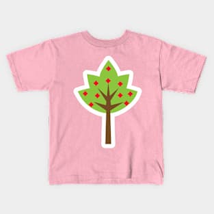 green tree plant t-shirt Kids T-Shirt